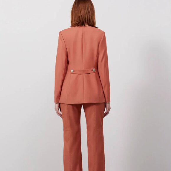 NEW CARLISLE COLLECTION Women's Asymmetrical Patio Jacket in Aragon Pink Size 2 - Picture 4 of 7